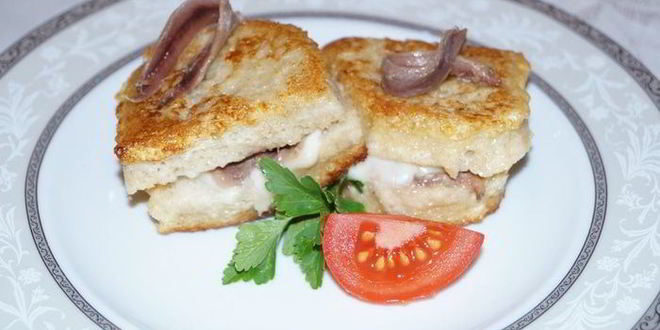 Рецепт Сэндвича с моцареллой