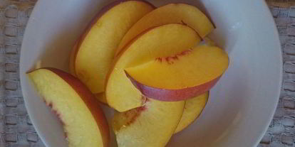 Шаг 1: сэндвича с нектарином