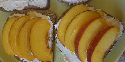 Шаг 4: сэндвича с нектарином