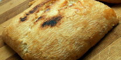 Шаг 2: сэндвича с печеными овощами, руколой и беконом