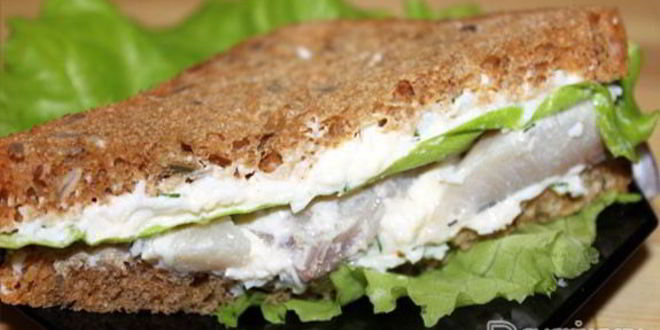 Рецепт сэндвича с селедкой