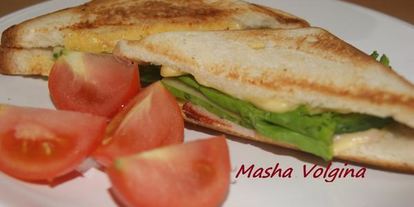 Шаг 5: сэндвича с сыром и карбонатом