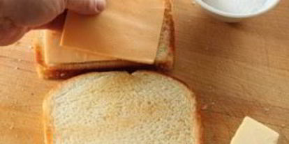 Шаг 2: сэндвича с сыром