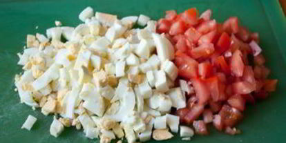 Шаг 2: сэндвича с яичным салатом