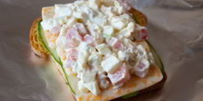 Шаг 5: сэндвича с яичным салатом