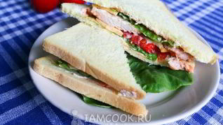 Рецепт Сэндвича со свининой