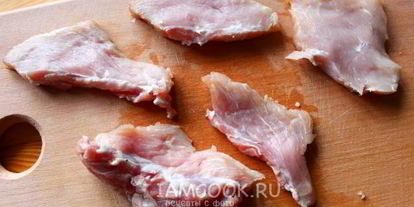 Шаг 2: сэндвича со свининой