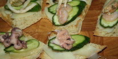 Шаг 4: сэндвичей с морепродуктами