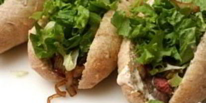 Шаг 2: сэндвичей со стейком