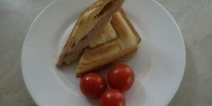 Шаг 2: сэндвичей в сэндвичнице