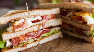 Рецепт Сытного мега-сэндвич