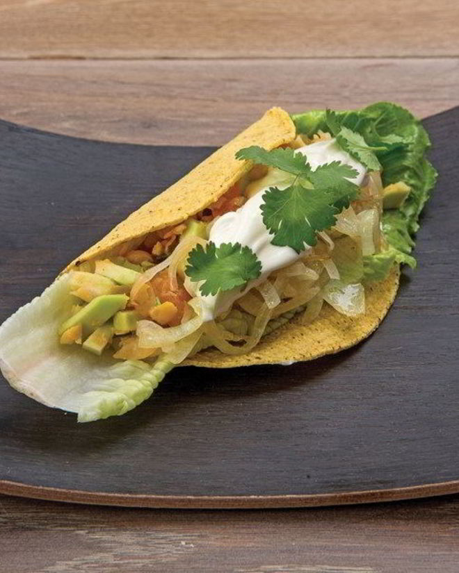 Рецепт такоса с нутом и авокадо