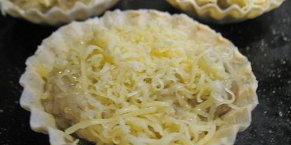 Шаг 7: баклажанного кокота в тарталетках