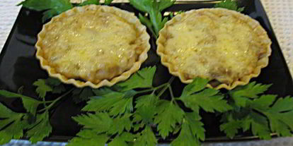 Шаг 8: баклажанного кокота в тарталетках