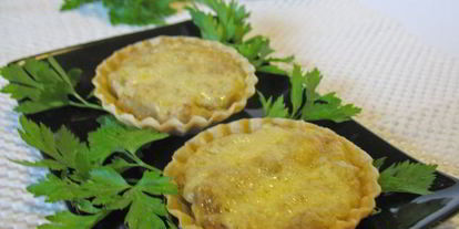 Шаг 9: баклажанного кокота в тарталетках