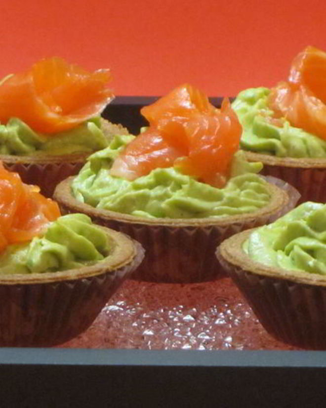 Рецепт крема из авокадо в тарталетках