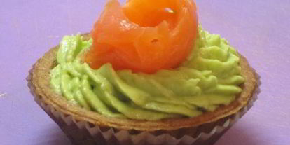 Шаг 7: крема из авокадо в тарталетках