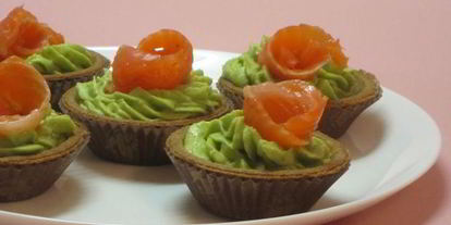 Шаг 8: крема из авокадо в тарталетках