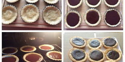 Шаг 5: миндальных тарталеток с шоколадной начинкой