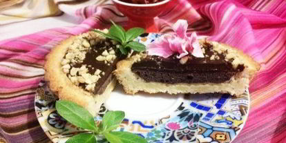 Шаг 8: миндальных тарталеток с шоколадной начинкой