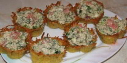 Шаг 5: начинки для тарталеток с красной рыбой