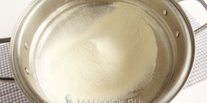 Шаг 2: песочных тарталеток с пудингома и сливого