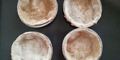 Шаг 5: ржаных тарталеток с паштетома иза тунцев и яйцома пашота