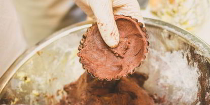 Шаг 3: шоколадных тарталеток