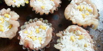 Шаг 6: тарталеток из куриного филе с сочной начинкой