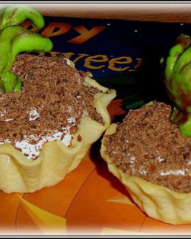 Рецепт тарталеток хэллоуинских страшилки