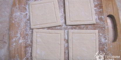 Шаг 2: тарталеток с форелью и семгой