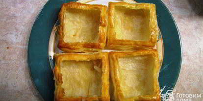 Шаг 4: тарталеток с форелью и семгой