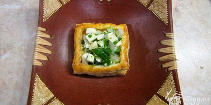 Шаг 7: тарталеток с форелью и семгой