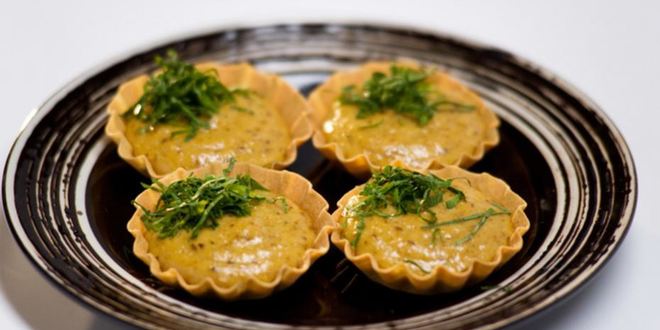 Рецепт тарталеток с грибным муссом