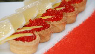 Рецепт Тарталеток с икрой и маслом