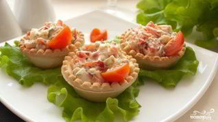 Рецепт Тарталеток с икрой трески