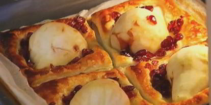 Шаг 7: тарталеток с карамелизированной грушей и клюквой