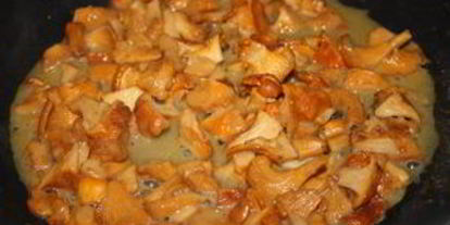 Шаг 4: тарталеток с кремом из лисичек