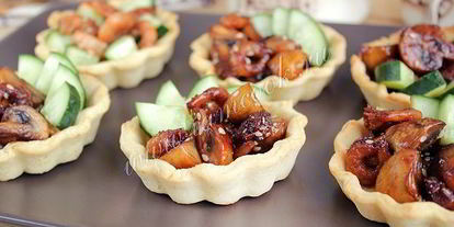 Шаг 7: тарталеток с креветками