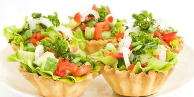 Рецепт тарталеток с овощами