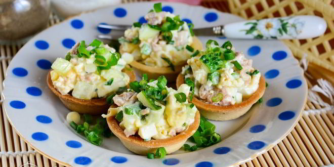 Рецепт Тарталеток с печенью трески