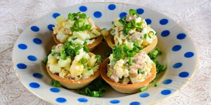 Шаг 5: тарталеток с печенью трески