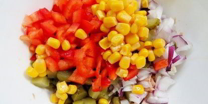 Шаг 4: тарталеток с салатом из тунца