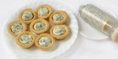 Шаг 3: тарталеток с соленой семгой