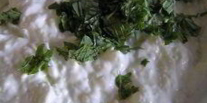 Шаг 4: тарталеток с сырным кремом и мятой