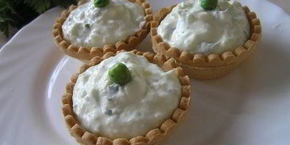 Шаг 5: тарталеток с сырным кремом и мятой