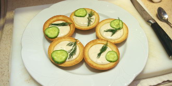 Рецепт тарталеток с творожным сыром