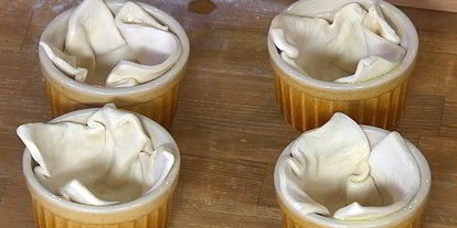 Шаг 2: тарталеток со спаржей, розмарином и сыром