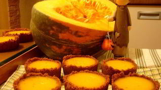 Рецепт Тыквенные-имбирных тарталеток из домашнего печенья