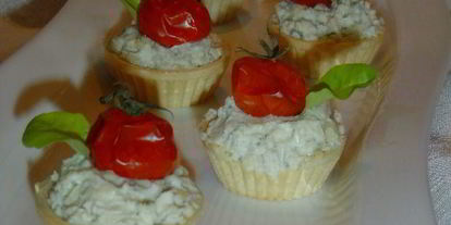 Шаг 6: закусочных тарталеток с рокфором и помидорами черри